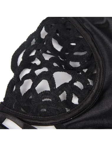 SUBBLIME - 954055 BODY SEXY DE RENDA PRETO S/M