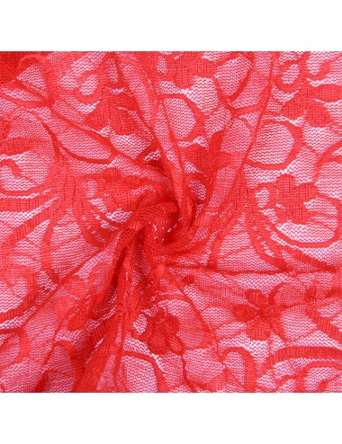 SUBBLIME - 954215 BABYDOLL DE RENDA COM ALÇAS AJUSTÁVEIS VERMELHO L/XL