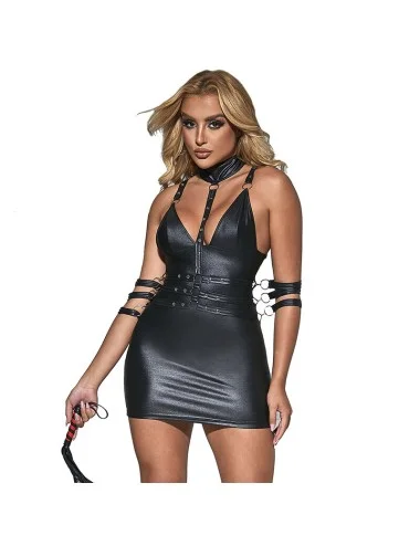 SUBBLIME - 954406 BODY BONDAGE DE COURO PRETO S/M