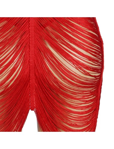 SUBBLIME - 954253 VESTIDO DE ALÇAS + TANGA VERMELHO L/XL
