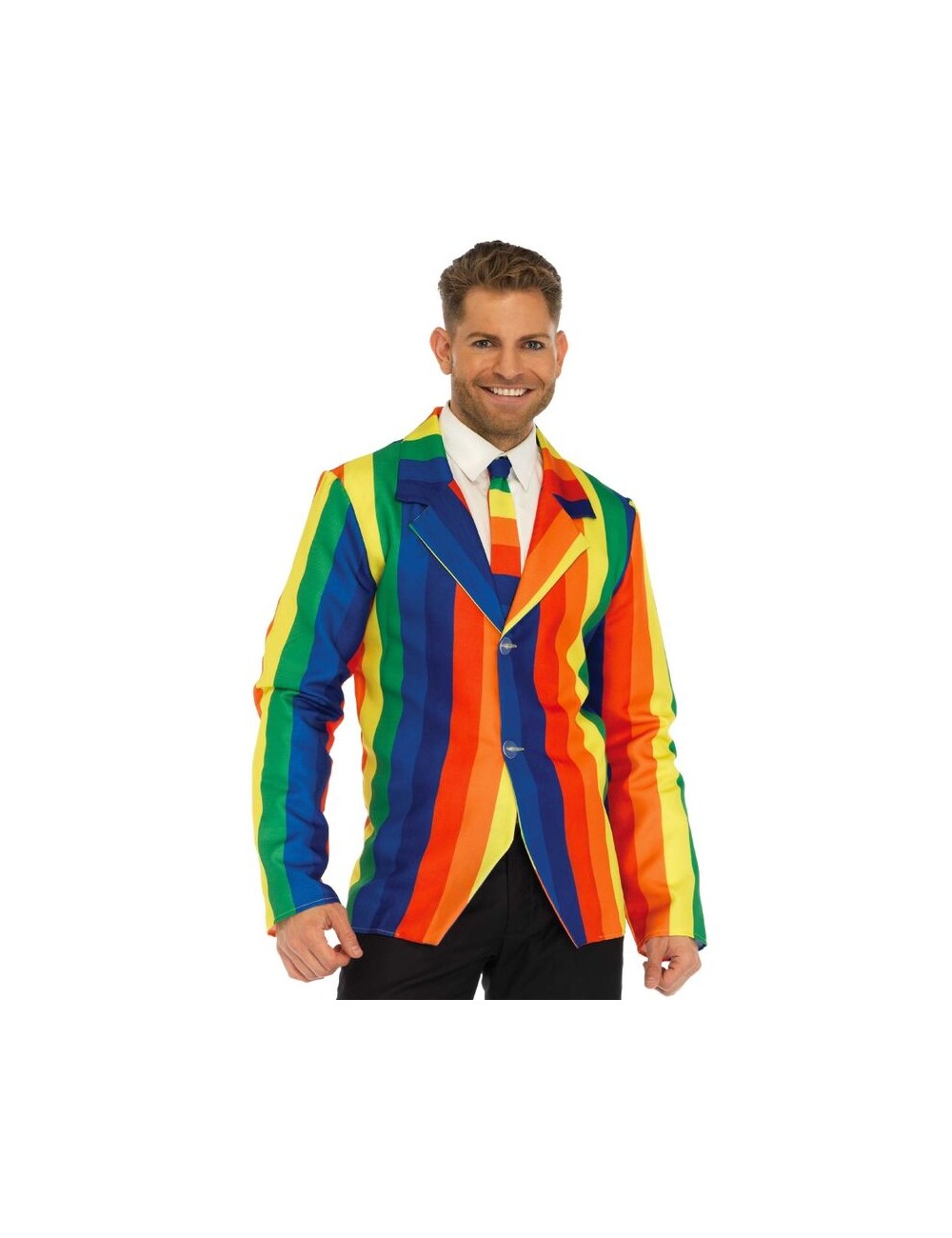 LEG AVENUE - BLAZER + GRAVATA ARCO-ÍRIS M