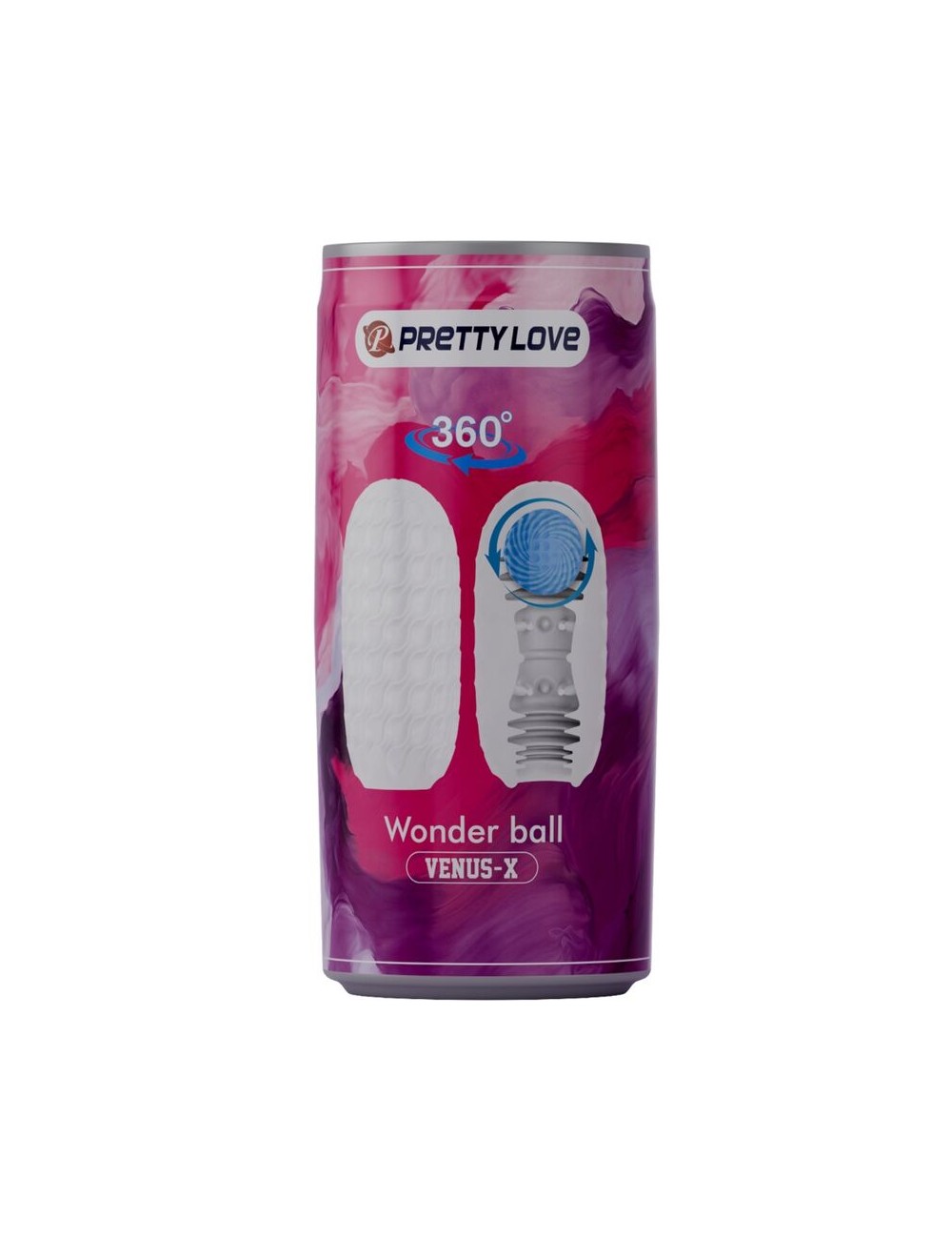 PRETTY LOVE - VENUS X MASTURBADOR MASCULINO MODELO 3 BRANCO