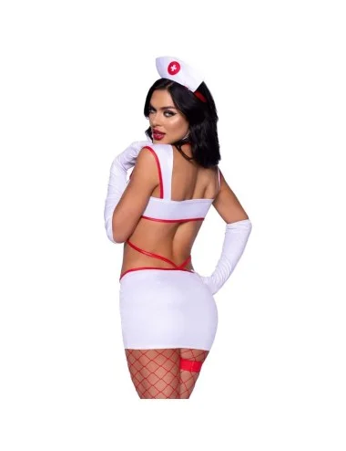 LEG AVENUE - TRAJE ENFERMEIRA SEXY BRANCO M