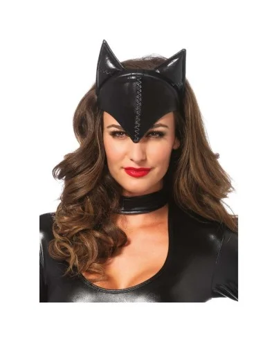 LEG AVENUE - MÁSCARA DE MULHER GATO PRETA