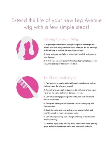 LEG AVENUE - PERUCA BOB CUT FOSFORESCENTE BRANCA