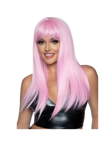 LEG AVENUE - PERUCA LONG STRAIGHT BANG ROSA