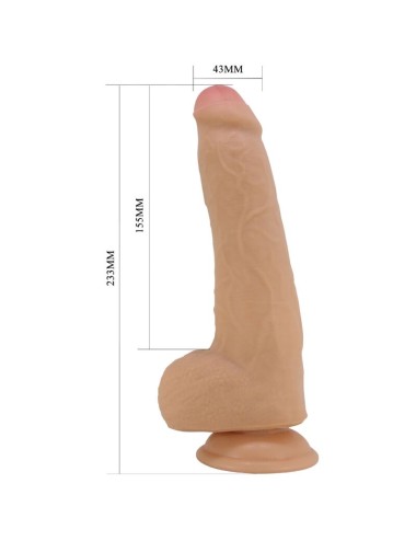 PRETTY LOVE - DRACO DILDO REALISTA 23 CM CARNE