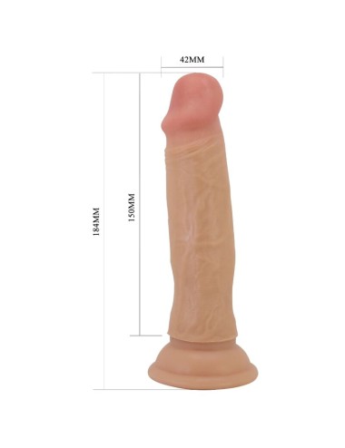 PRETTY LOVE - DILDO REALISTA QUENTIN 18 CM CARNE