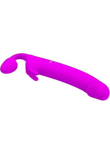PRETTY LOVE - ZANINI STRAPLESS STRAP-ON 10 VIBRAÇÕES ROXO