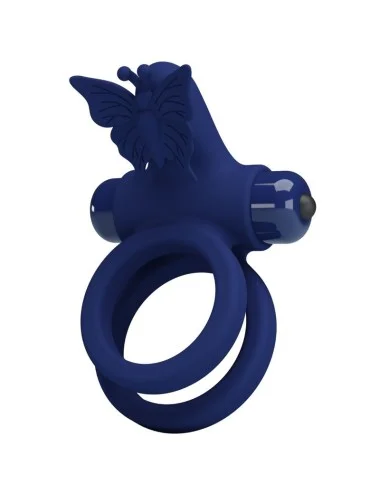PRETTY LOVE - JAMELE ANEL DUPLO COM ESTIMULADOR DE VIBRAO E BORBOLETA AZUL