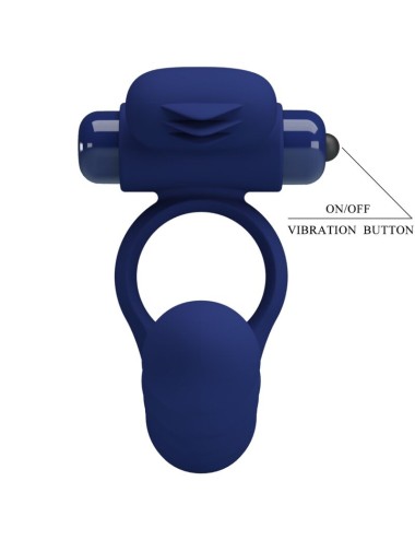 PRETTY LOVE - AJMAL ANEL VIBRADOR COM PLUG AZUL