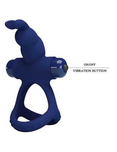 PRETTY LOVE - LUCHITO ANEL VIBRANTE DUPLO COELHO AZUL
