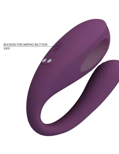 PRETTY LOVE - AARI MASSAJADOR DE CLÍTORIS ROXO APLICAÇÃO GRATUITA