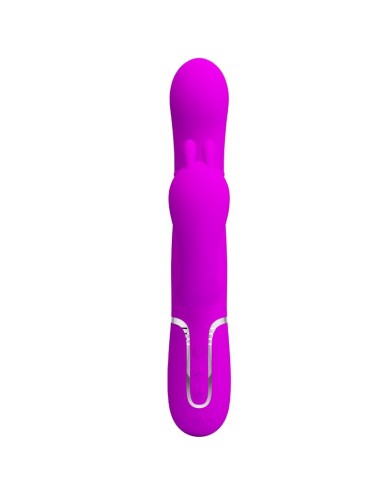 PRETTY LOVE - CAMMY VIBRADOR TRIPLO MULTIFUNCIONAL 4 EM 1 ROSA