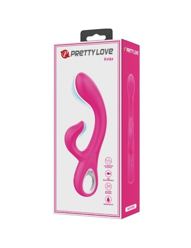 PRETTY LOVE - FRITZ RABBIT VIBRADOR 12 VIBRAÇÕES ROSA