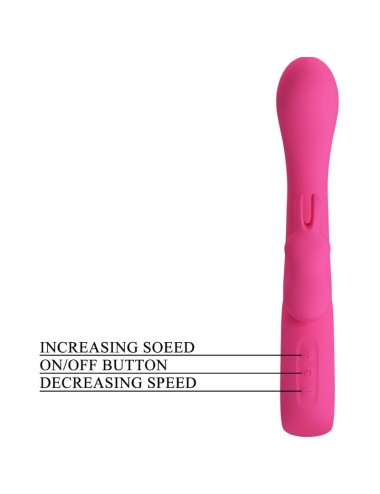 PRETTY LOVE - NOVAK RABBIT VIBRADOR 12 VIBRAÇÕES ROSA