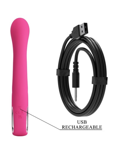 PRETTY LOVE - NOVAK RABBIT VIBRADOR 12 VIBRAÇÕES ROSA
