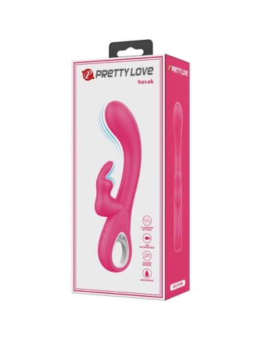 PRETTY LOVE - NOVAK RABBIT VIBRADOR 12 VIBRAÇÕES ROSA