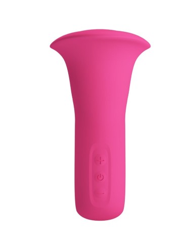 PRETTY LOVE - CLYDE VIBRADOR ORAL LÍNGUA VIBRANTE 12 VIBRAÇÕES ROSA