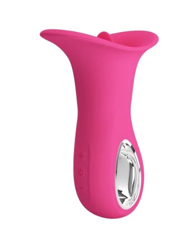 PRETTY LOVE - CLYDE VIBRADOR ORAL LÍNGUA VIBRANTE 12 VIBRAÇÕES ROSA