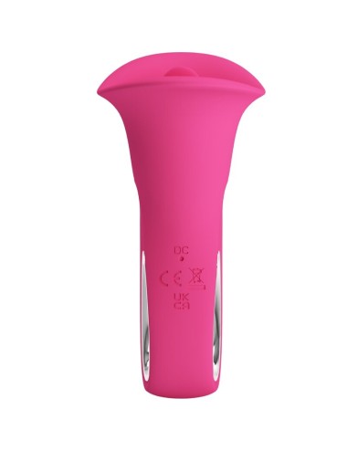 PRETTY LOVE - CLYDE VIBRADOR ORAL LÍNGUA VIBRANTE 12 VIBRAÇÕES ROSA