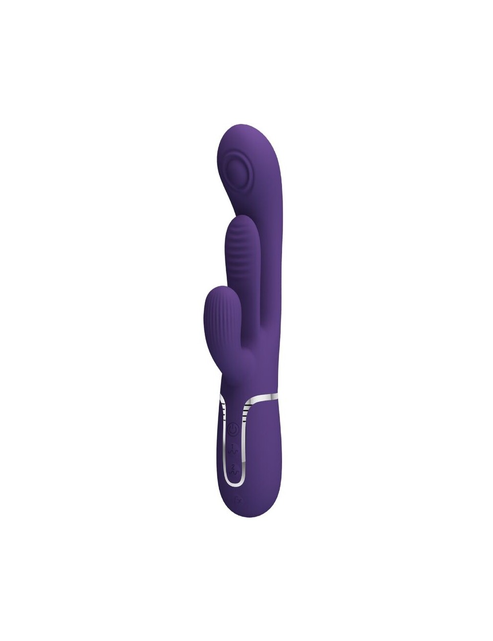 PRETTY LOVE - SHANIA TRIPLE RABBIT VIBRADOR MULTIFUNCIONAL ROXO PRETTY LOVE - SHANIA TRIPLE RABBIT VIBRADOR MULTIFUNCIONAL ROXO