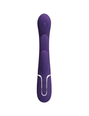 PRETTY LOVE - SHANIA TRIPLE RABBIT VIBRADOR MULTIFUNCIONAL ROXO