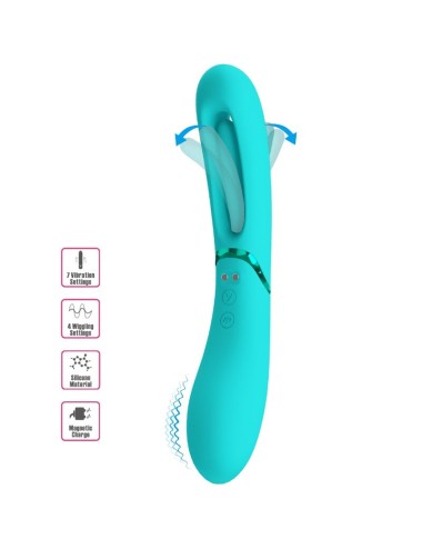 ROMANCE - VIBRADOR LEXIE G-SPOT 7 VIBRAÇÕES AZUL