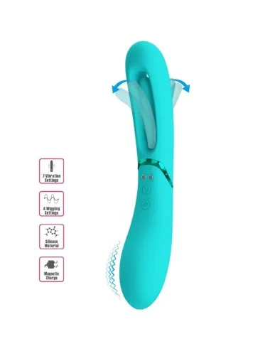 ROMANCE - VIBRADOR LEXIE G-SPOT 7 VIBRAÇÕES AZUL