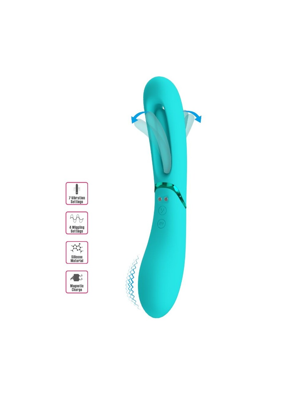 ROMANCE - VIBRADOR LEXIE G-SPOT 7 VIBRAÇÕES AZUL ROMANCE - VIBRADOR LEXIE G-SPOT 7 VIBRAÇÕES AZUL