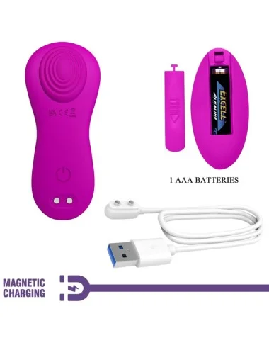 PRETTY LOVE - ESTIMULADOR DE CLITÓRIS ROMARIO LAY-ON CONTROLE REMOTO ROSA