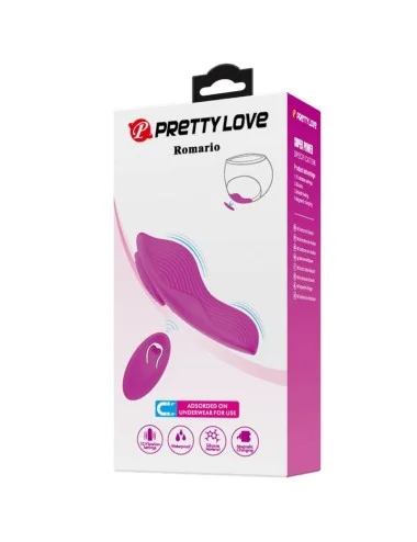 PRETTY LOVE - ESTIMULADOR DE CLITÓRIS ROMARIO LAY-ON CONTROLE REMOTO ROSA