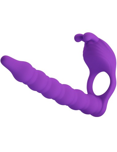 PRETTY LOVE - BLACKNEY ANÉIS PARA PÊNIS COM PLUG VIBRADOR