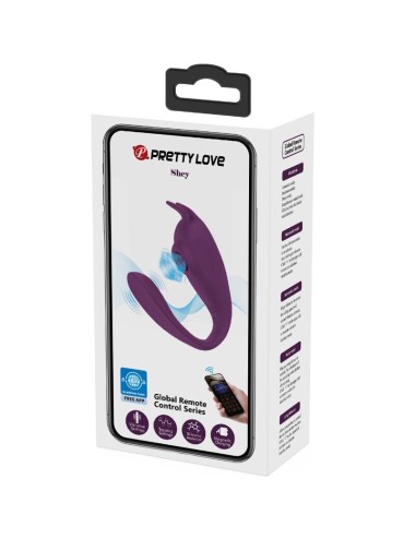 PRETTY LOVE - ESTIMULADOR E VIBRADOR SHEY APLICATIVO GRATUITO LONGA DISTÂNCIA ROXO