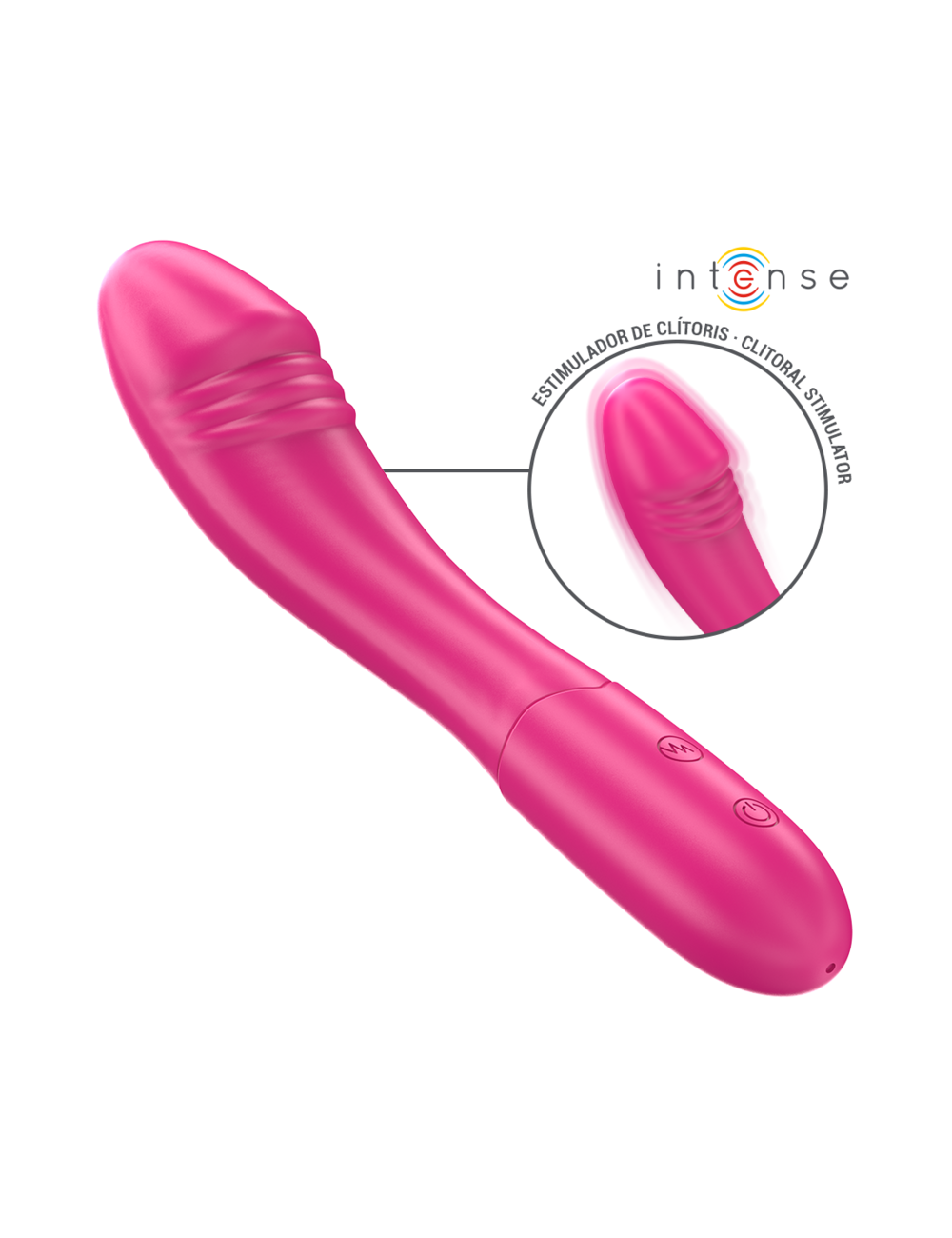 INTENSE - BELINDA VIBRADOR 19 CM FLEXÍVEL 10 VIBRAÇÕES ROSA INTENSE - BELINDA VIBRADOR 19 CM FLEXÍVEL 10 VIBRAÇÕES ROSA