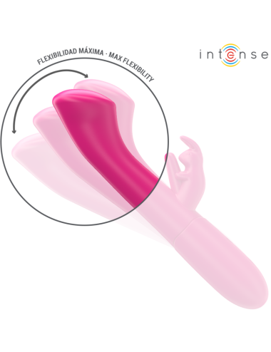 INTENSE - JULIETA RABBIT VIBRADOR 18,6 CM 10 VIBRAÇÕES ROSA