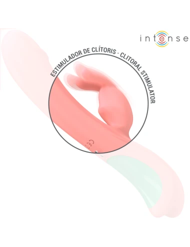 INTENSE - RACHEL RABBIT VIBRADOR 5 VIBRAÇÕES ROSA