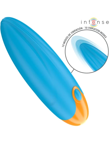 INTENSE - MIKE VIBRATING BULLET 10 VIBRAÇÕES CONTROLE REMOTO AZUL