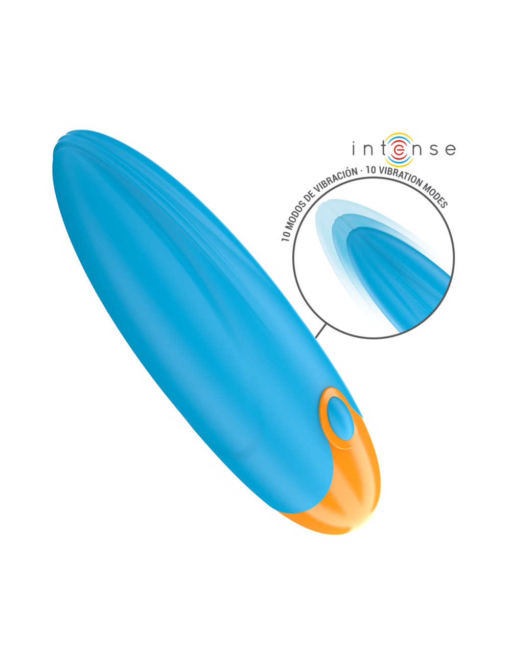 INTENSE - MIKE VIBRATING BULLET 10 VIBRAÇÕES CONTROLE REMOTO AZUL INTENSE - MIKE VIBRATING BULLET 10 VIBRAÇÕES CONTROLE REMOTO AZUL