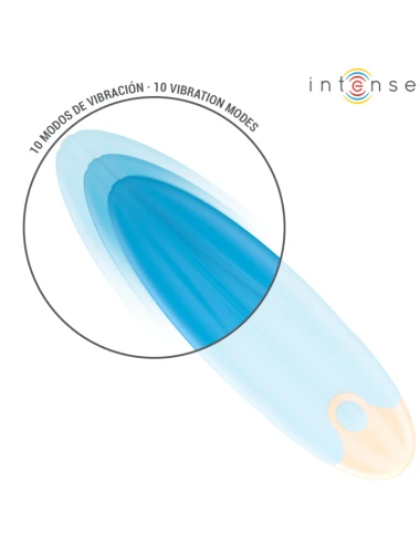 INTENSE - MIKE VIBRATING BULLET 10 VIBRAÇÕES CONTROLE REMOTO AZUL