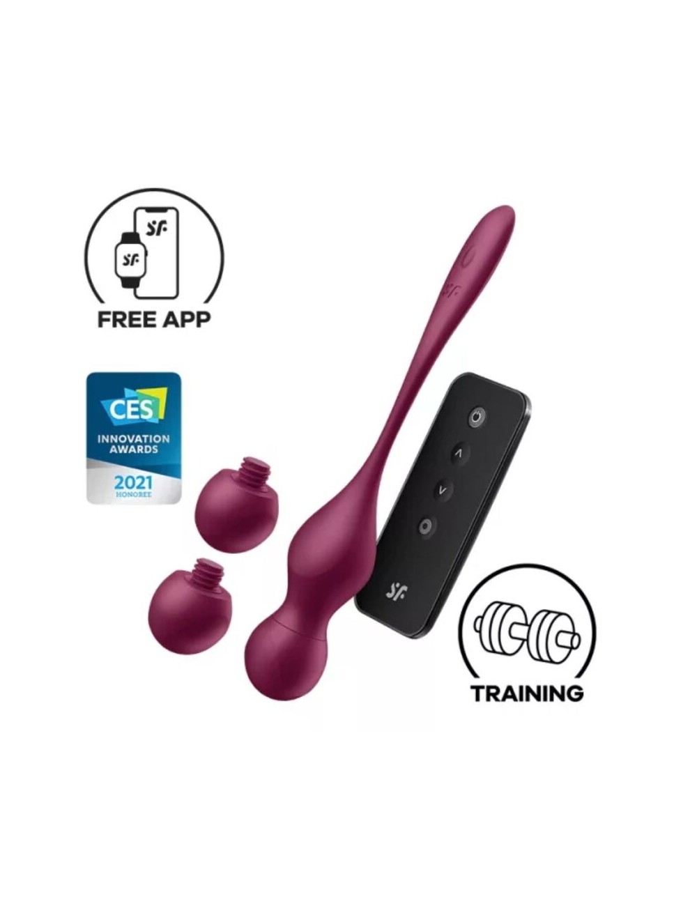 SATISFYER - LOVE BIRDS VARY BOLAS VIBRATÓRIAS APLICATIVO GRATUITO VINHO TINTO SATISFYER - LOVE BIRDS VARY BOLAS VIBRATÓRIAS APLICATIVO GRATUITO VINHO TINTO