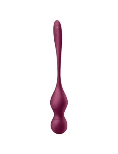 SATISFYER - LOVE BIRDS VARY BOLAS VIBRATÓRIAS APLICATIVO GRATUITO VINHO TINTO