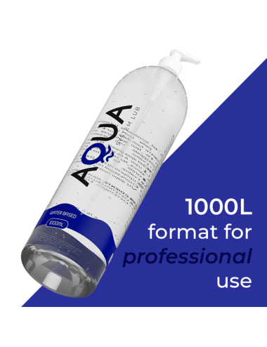 AQUA QUALITY - LUBRIFICANTE À BASE DE ÁGUA 1000 ML