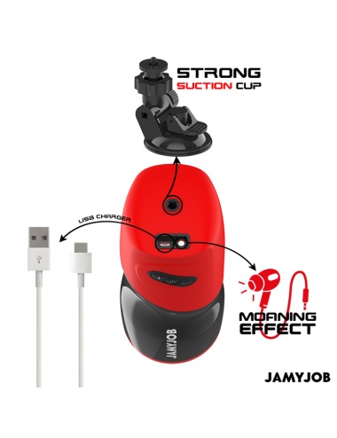 JAMYJOB - MASTURBADOR AUTOMÁTICO VAGINA XPEED 5 MODOS DE SUCÇÃO