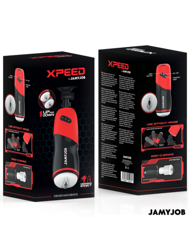 JAMYJOB - MASTURBADOR AUTOMÁTICO VAGINA XPEED 5 MODOS DE SUCÇÃO