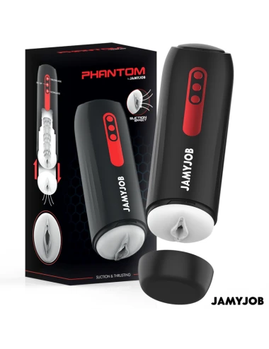 JAMYJOB - MASTURBADOR AUTOMÁTICO PHANTOM VAGINA 5 MODOS DE SUCÇÃO E IMPULSO