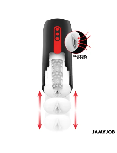JAMYJOB - MASTURBADOR AUTOMÁTICO PHANTOM VAGINA 5 MODOS DE SUCÇÃO E IMPULSO
