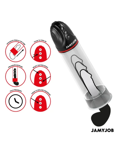 JAMYJOB - BOMBA AUTOMÁTICA XPAND 3 NÍVEIS DE SUCÇÃO CINZA