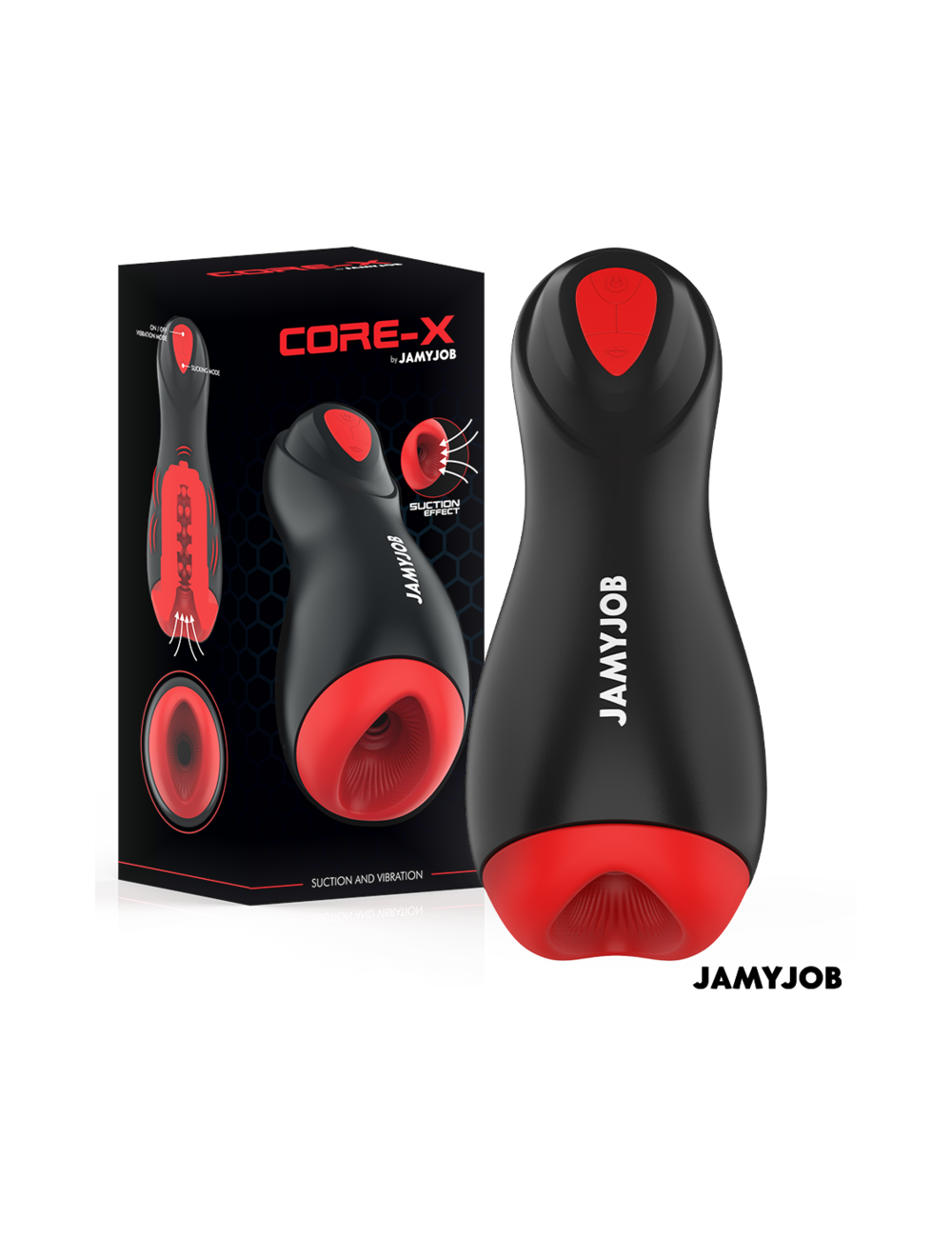 JAMYJOB - MASTURBADOR AUTOMÁTICO CORE-X 5 MODOS DE SUCÇÃO E VIBRAÇÃO JAMYJOB - MASTURBADOR AUTOMÁTICO CORE-X 5 MODOS DE SUCÇÃO E VIBRAÇÃO