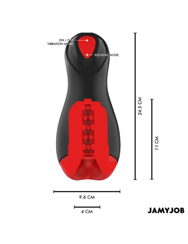 JAMYJOB - MASTURBADOR AUTOMÁTICO CORE-X 5 MODOS DE SUCÇÃO E VIBRAÇÃO
